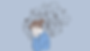 Woman in a blue sweater holds her head in distress. Scribbles and question marks surround her, depicting confusion and anxiety on a blue background.